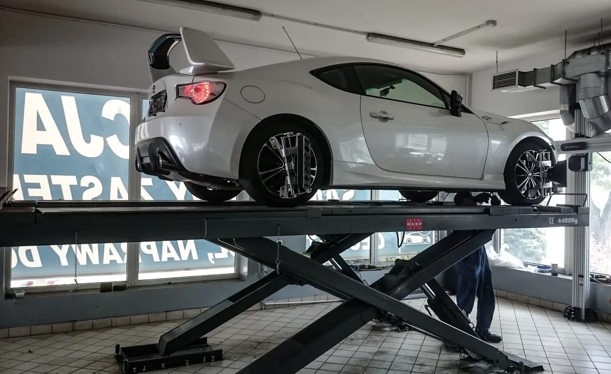 Stanowisko geometrii kół w Auto Zacisze